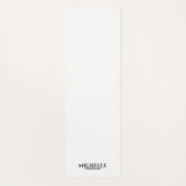 Tapis De Yoga Monogramme moderne simple (Dos)