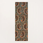 Tapis De Yoga Monogramme Oriental, Perse, Paisley (Dos)