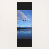 Tapis De Yoga Monogramme photo Blue Lake (Dos)