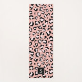 Tapis De Yoga Monogramme - Poster de animal, léopard tacheté - r (Devant)