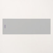 Tapis De Yoga Monogramme pourpre (Dos (Horizontal))