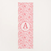 Tapis De Yoga Monogramme rose (Devant)