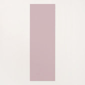 Tapis De Yoga Monogramme rose et bleu simple élégant (Dos)