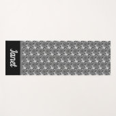 Tapis De Yoga Monogramme Tortue Mandala (Devant (Horizontal))