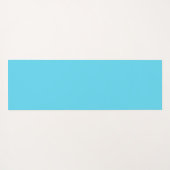 Tapis De Yoga Monogramme Tropical Blue Yellow Fish Illustration (Dos (Horizontal))