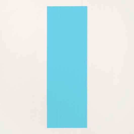 Tapis De Yoga Monogramme Tropical Blue Yellow Fish Illustration (Dos)