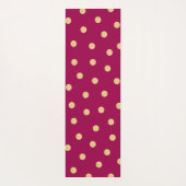 Tapis De Yoga Monogramme unique en or rose (Dos)