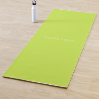 Monographie de nom personnalisé vert citron minima