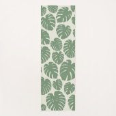 Tapis De Yoga Monstera - Vert (Devant)