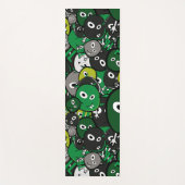 Tapis De Yoga monstres verts (Devant)