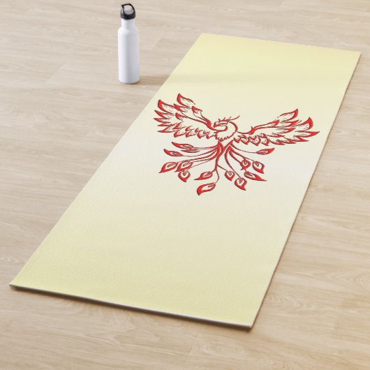 Tapis De Yoga Montées rouges de Phoenix (En situation)
