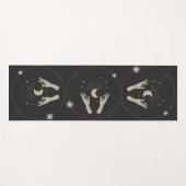 Tapis De Yoga moonlight fantasy aesthetic design (Devant (Horizontal))