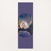 Tapis De Yoga Moonlit Dreamer - Serene Night Sky (Devant)