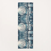 Tapis De Yoga Moonlit Nordic Forest, personnalisable (Devant)