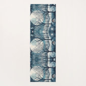 Tapis De Yoga Moonlit Nordic Forest, personnalisable (Dos)