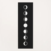 Tapis De Yoga MOONPHRASE Cool Moderne Phases Lune (Devant)