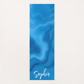 Tapis De Yoga Moonstone Blue (Devant)