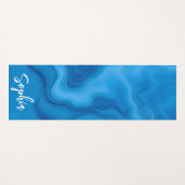 Tapis De Yoga Moonstone Blue (Devant (Horizontal))