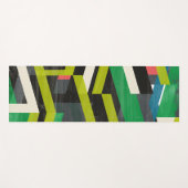 Tapis De Yoga Motif à flux de suspension diagonal (Devant (Horizontal))