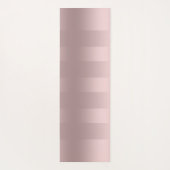 Tapis De Yoga motif à rayures rose-or (Dos)