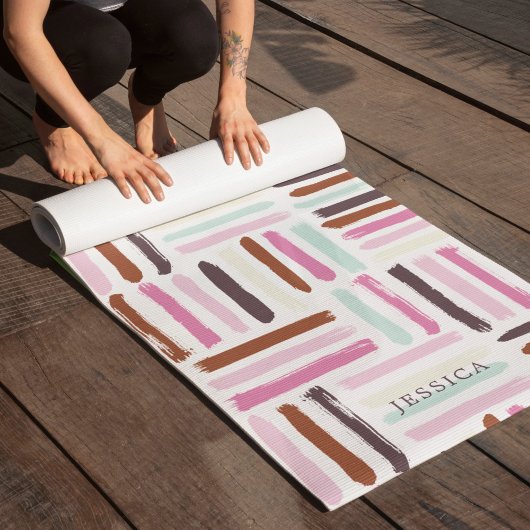 Tapis De Yoga Motif Abstrait amusant