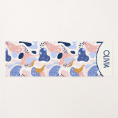 Tapis De Yoga Motif Abstrait coloré (Devant (Horizontal))