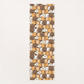 Tapis De Yoga Motif animal des chiens mignons (Devant)