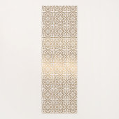 Tapis De Yoga motif arabe or (Dos)