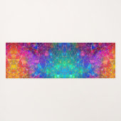 Tapis De Yoga Motif arc-en-ciel en verre tendu (Dos (Horizontal))