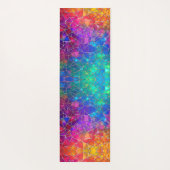Tapis De Yoga Motif arc-en-ciel en verre tendu (Dos)