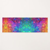 Tapis De Yoga Motif arc-en-ciel en verre tendu (Devant (Horizontal))