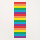 Tapis De Yoga Motif arc-en-ciel simple (Devant)