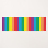 Tapis De Yoga Motif arc-en-ciel simple (Devant (Horizontal))