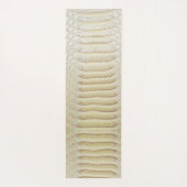 Tapis De Yoga Motif blanc anaconda (Dos)