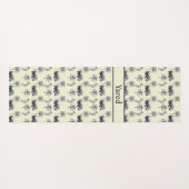 Tapis De Yoga Motif botanique du Nil, coutume (Dos (Horizontal))