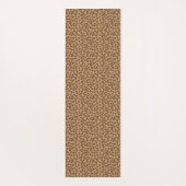 Tapis De Yoga Motif Brown Empreinte de léopard (Dos)