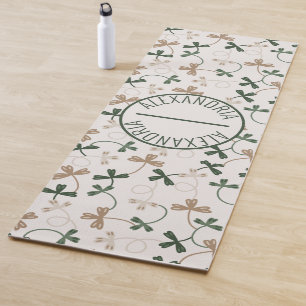 Tapis De Yoga Motif celtique traditionnel nom personnalisé