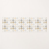 Tapis De Yoga Motif circulaire Abstrait neutre 2 (Devant (Horizontal))