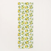 Tapis De Yoga Motif citron, Fleurs de citron, Feuilles, Citrus (Dos)