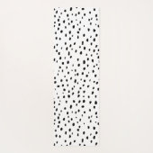 Tapis De Yoga Motif dalmate (noir/blanc) (Dos)