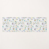 Tapis De Yoga Motif d'alpaga de griffonnage (Devant (Horizontal))