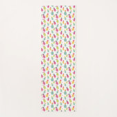 Tapis De Yoga Motif d'ananas tropical (Devant)