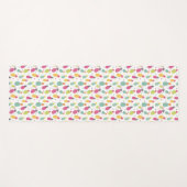 Tapis De Yoga Motif d'ananas tropical (Devant (Horizontal))