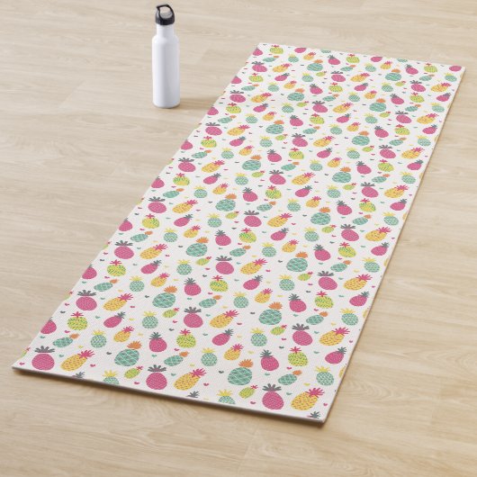 Tapis De Yoga Motif d'ananas tropical (En situation)