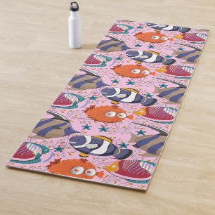 Tapis De Yoga Motif d'animaux aquatiques vie sous-marine en me