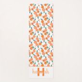 Tapis De Yoga Motif d'aquarelle douce | Monogramme Yoga Mat (Devant)