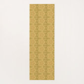 Tapis De Yoga Motif d'art abstrait géométrique doré (Dos)