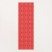 Tapis De Yoga Motif d'art géométrique écarlate (Dos)