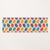 Tapis De Yoga Motif de baiser (Dos (Horizontal))