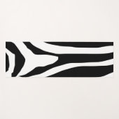 Tapis De Yoga Motif de bandes d'impression Zebra (Devant (Horizontal))